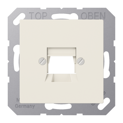 Накладка на розетку информационную JUNG А-СЕРИЯ, бежевый