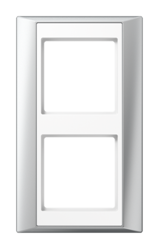 Рамка 2 поста JUNG A PLUS, алюминий