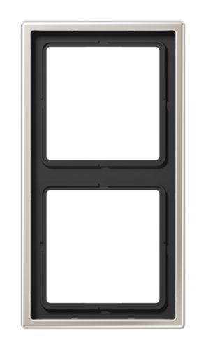 Рамка 2 поста JUNG LS METAL, стальной