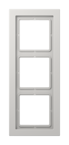 Рамка 3 поста JUNG LS DESIGN, светло-серый