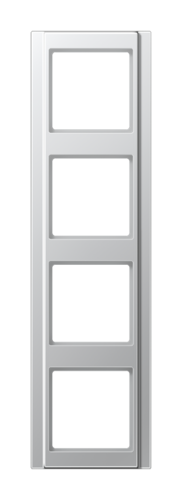 Рамка 4 поста JUNG A 500, алюминий