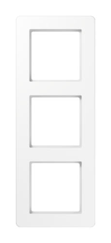 Рамка 3 поста JUNG AFLOW, белый блестящий