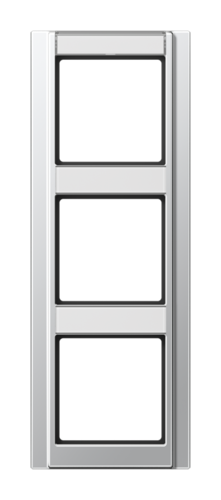Рамка 3 поста JUNG A 500, вертикальная, алюминий