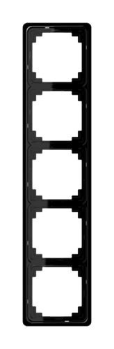Рамка 5 постов JUNG CD 500, черный