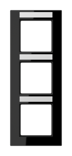 Рамка 3 поста JUNG A CREATION, черный