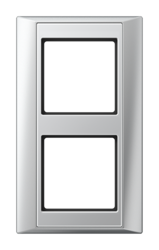 Рамка 2 поста JUNG A PLUS, алюминий