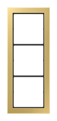 Рамка 3 поста JUNG FD DESIGN, латунь