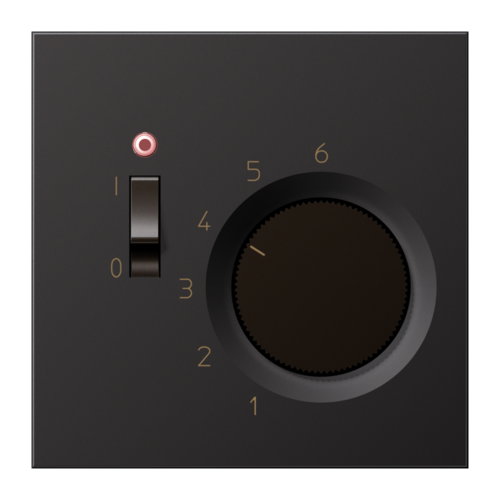 Термостат комнатный JUNG LS METAL, антрацит