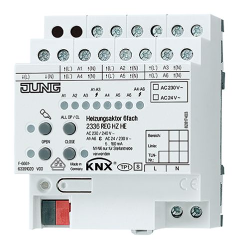 JUNG KNX Актор отопления