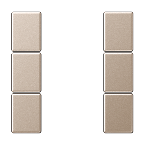 JUNG Шампань Комплект накладок 3гр