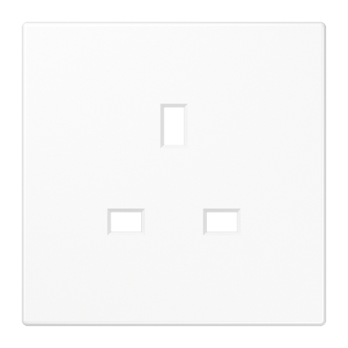 JUNG Белая Накладка розетки БС 13А