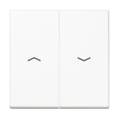 Накладка на жалюзийный выключатель Jung А-СЕРИЯ, белый, A595BFPWW