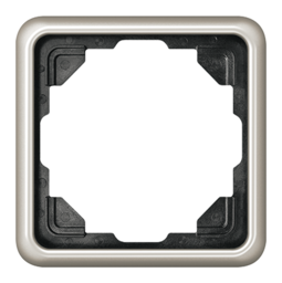 Рамка 1 пост JUNG CD 500, платина