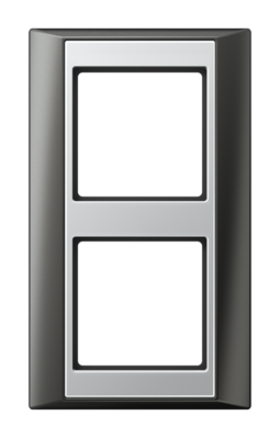 Рамка 2 поста JUNG A PLUS, антрацит