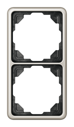 Рамка 2 поста JUNG CD 500, платина