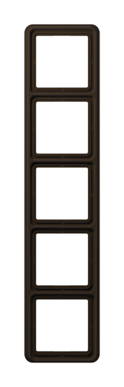 Рамка 5 постов JUNG CD 500, коричневый