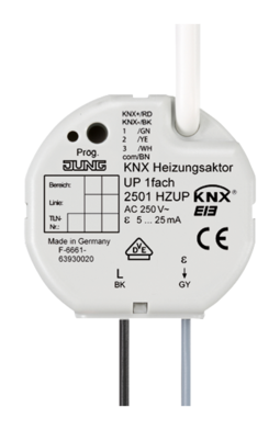 JUNG KNX Актор отопления 1 канал с доп. входами