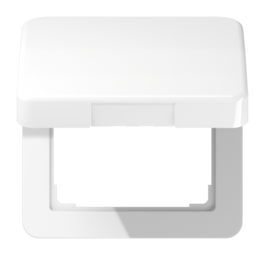 JUNG CD Белая Крышка откидная для розеток и изделий 50х50 ударопрочная ударопрочная