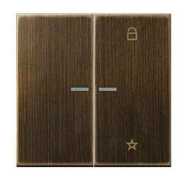 Накладка на жалюзийный выключатель Jung LS METAL, античная латунь, ME1701AT